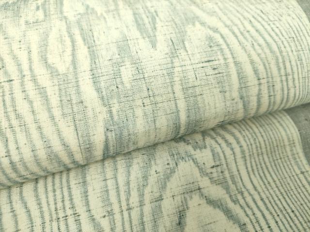 平和屋着物○東京友禅 熊谷好博子 九寸名古屋帯 紬地 木目