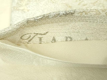 平和屋着物●極上 両面 六通柄袋帯 金華山織 TIARA プラチナ箔 正絹 逸品 DAAY1244ps