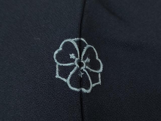 平和屋着物●訪問着　総刺繍　白鷺　枝垂れ柳　金糸　正絹　逸品　DAAY1453ps