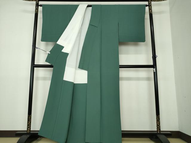 平和屋着物●上質な色無地 虫襖色 正絹 逸品 DAAY1468ps