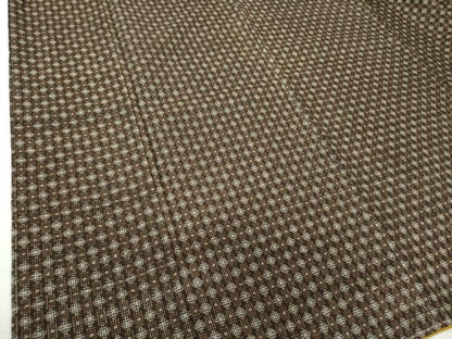 平和屋着物●本場大島紬　幾何学文様　さが美扱い　正絹　逸品　DAAY1485ps