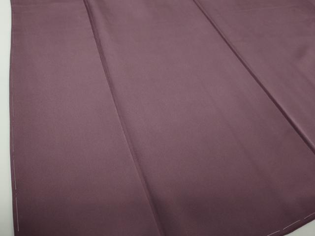 平和屋着物●上質な色無地　葡萄色　正絹　逸品　DAAY1491ps