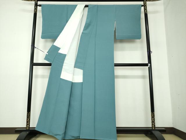 平和屋着物●上質な色無地　舛花色　正絹　逸品　DAAY1495ps