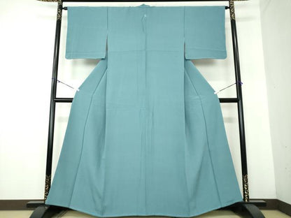 平和屋着物●上質な色無地　舛花色　正絹　逸品　DAAY1495ps