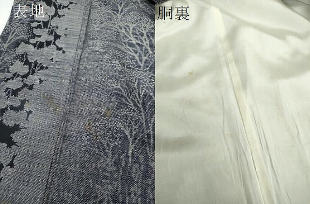 平和屋着物●都喜ヱ門 本場大島紬9マルキ 早春の宴 藤絹織物謹製 証紙付き 正絹 逸品 DAAY1517ps