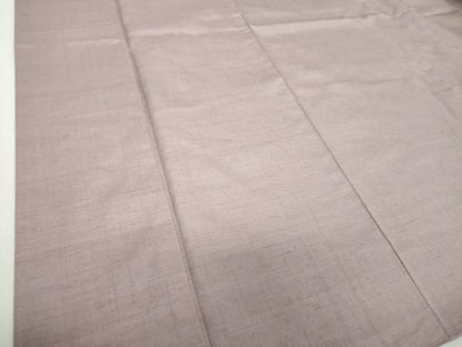 平和屋着物●結城紬 色無地 枯野色 正絹 逸品 未使用 DAAY1533ps