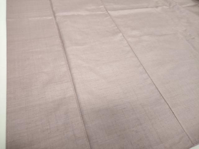 平和屋着物●結城紬 色無地 枯野色 正絹 逸品 未使用 DAAY1533ps