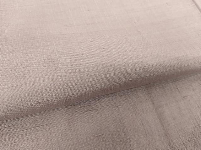 平和屋着物●結城紬 色無地 枯野色 正絹 逸品 未使用 DAAY1533ps