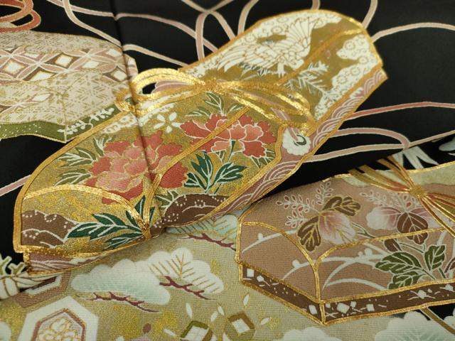 平和屋着物●豪華黒留袖 作家物 駒刺繍 宝尽くし 文箱花文 暈し染め 金彩 正絹 逸品 DAAY1540ps