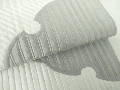 平和屋着物●八寸名古屋帯 雪輪文 正絹 逸品 DAAY1654ps