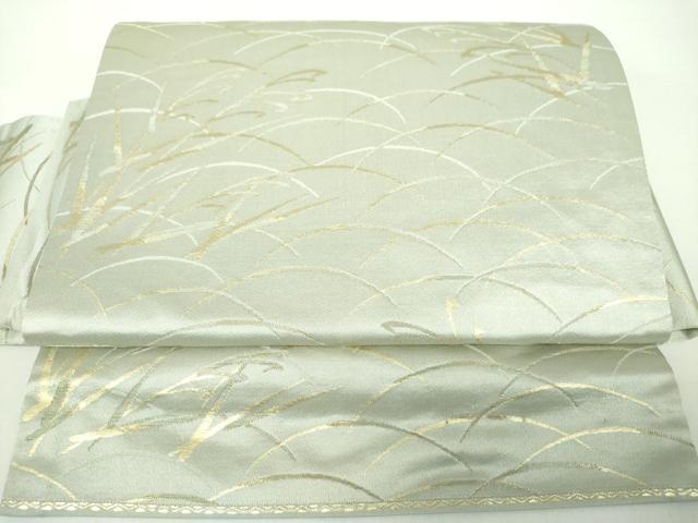 平和屋着物●ワンタッチつけ帯 芒文 金銀糸 正絹 逸品 DAAY1660ps