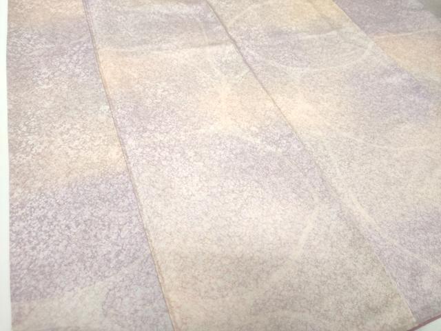 平和屋着物●上質な小紋 霞文 反端付き ロング丈 正絹 逸品 DAAY1663ps