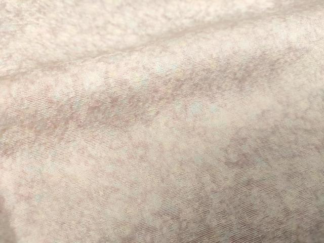 平和屋着物●上質な小紋 霞文 反端付き ロング丈 正絹 逸品 DAAY1663ps