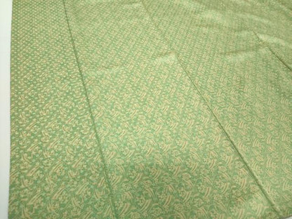 平和屋着物●上質な小紋　草花文　正絹　逸品　未使用　DAAY1701ps
