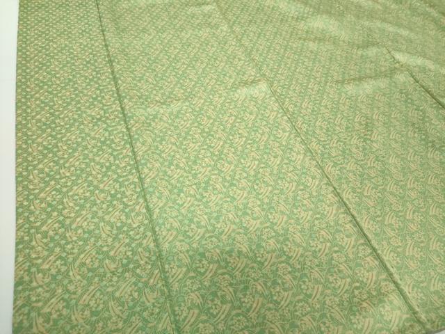 平和屋着物●上質な小紋　草花文　正絹　逸品　未使用　DAAY1701ps