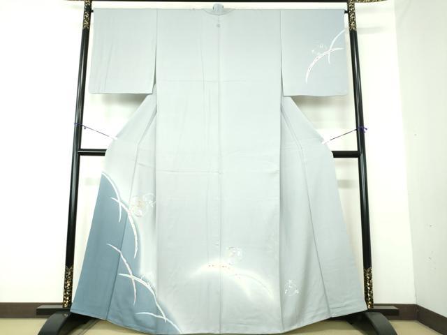 平和屋着物●訪問着 雪芝花丸文 暈し染め 正絹 逸品 DAAY1741ps