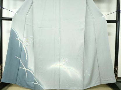 平和屋着物●訪問着 雪芝花丸文 暈し染め 正絹 逸品 DAAY1741ps