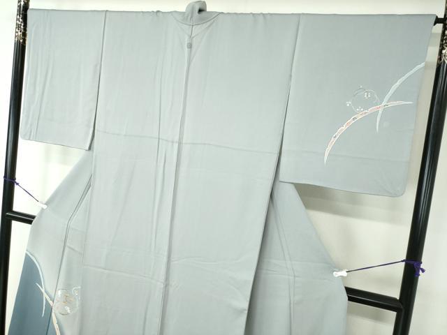 平和屋着物●訪問着 雪芝花丸文 暈し染め 正絹 逸品 DAAY1741ps