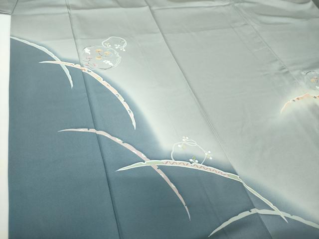 平和屋着物●訪問着 雪芝花丸文 暈し染め 正絹 逸品 DAAY1741ps