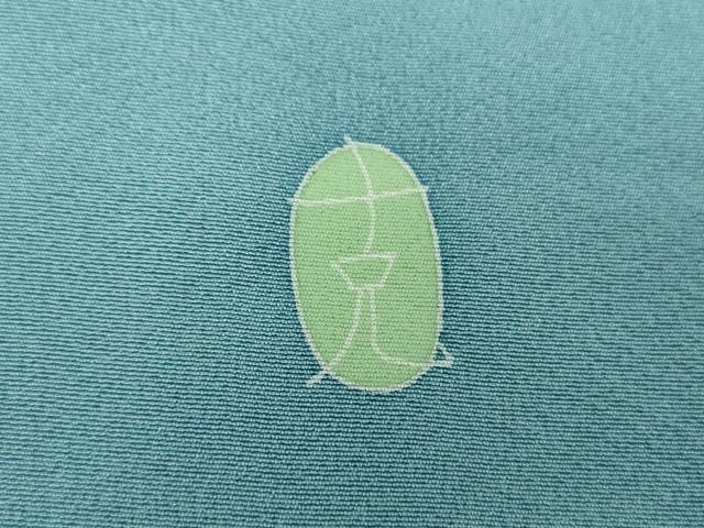 平和屋着物●本加賀友禅作家 南克治 訪問着 草花文 暈し染め 正絹 逸品 DAAY1760ps