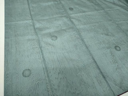 平和屋着物●訪問着　紬地　木目文　菊文　正絹　逸品　DAAY1762ps