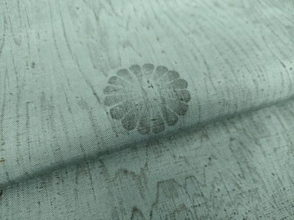 平和屋着物●訪問着　紬地　木目文　菊文　正絹　逸品　DAAY1762ps