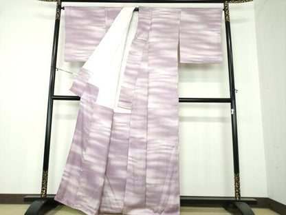 平和屋着物●訪問着　霞花菱地紋　暈し染め　正絹　逸品　DAAY1774ps