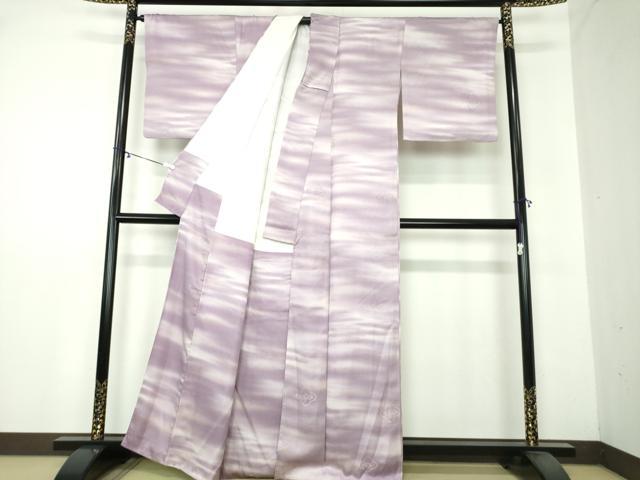 平和屋着物●訪問着　霞花菱地紋　暈し染め　正絹　逸品　DAAY1774ps