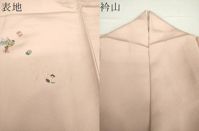 平和屋着物●八代 玉屋庄兵衛 訪問着 駒刺繍 総刺繍 宝尽くし 金糸 正絹 逸品 DAAY1782ps