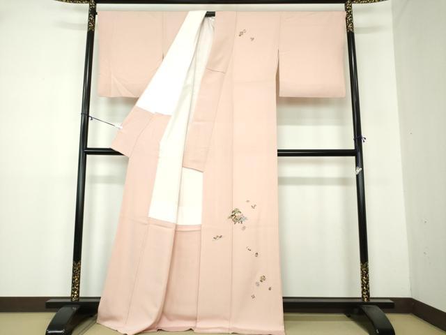 平和屋着物●八代 玉屋庄兵衛 訪問着 駒刺繍 総刺繍 宝尽くし 金糸 正絹 逸品 DAAY1782ps