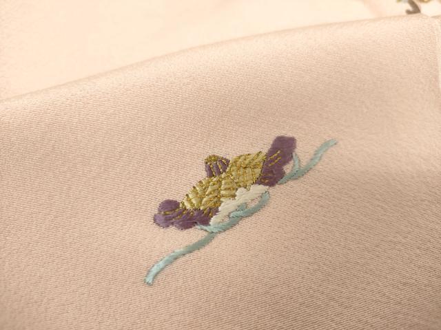 平和屋着物●八代 玉屋庄兵衛 訪問着 駒刺繍 総刺繍 宝尽くし 金糸 正絹 逸品 DAAY1782ps