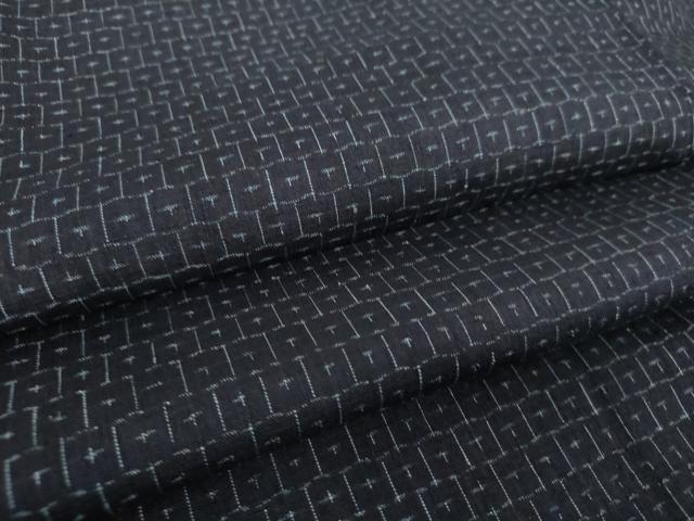 平和屋着物●結城紬 亀甲柄 正絹 逸品 未使用 DAAY1831ps
