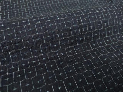 平和屋着物●結城紬 亀甲柄 正絹 逸品 未使用 DAAY1831ps