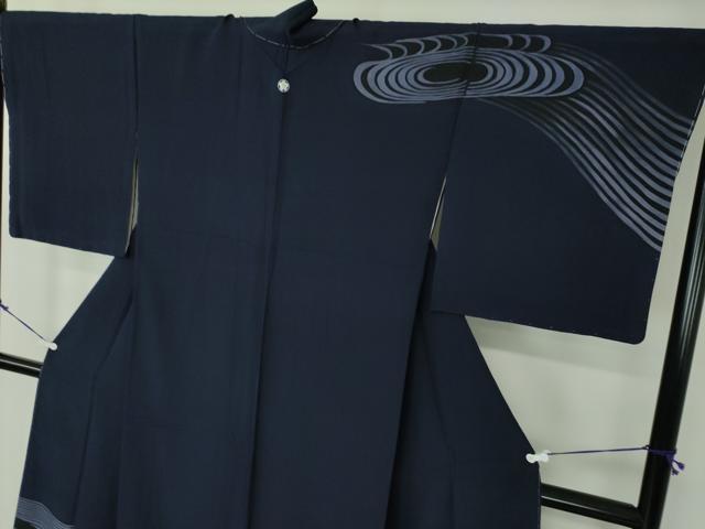 平和屋着物●訪問着　流水文　正絹　逸品　DAAY1841ps