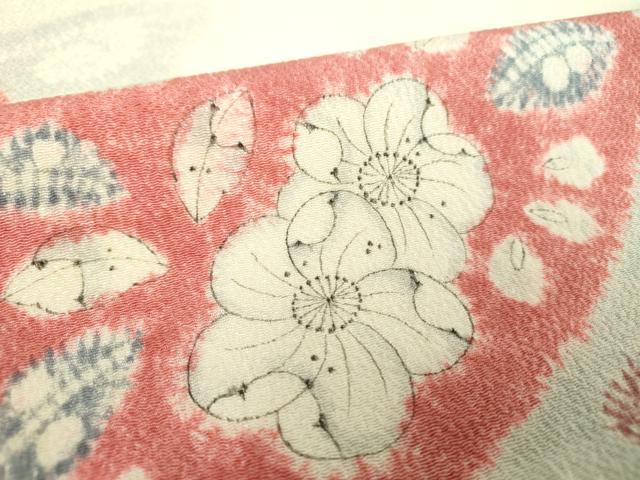 平和屋着物●九寸名古屋帯　絞り　辻が花　正絹　逸品　DAAY1937ps