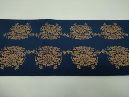 平和屋着物●龍村平蔵製 六通柄 本袋帯 羊花推朱錦 金糸 正絹 逸品 DAAY1951ps