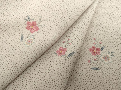 平和屋着物●小紋 草花文 洗える着物 DAAY1993ps