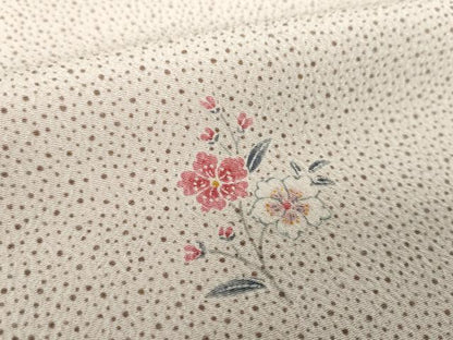 平和屋着物●小紋 草花文 洗える着物 DAAY1993ps