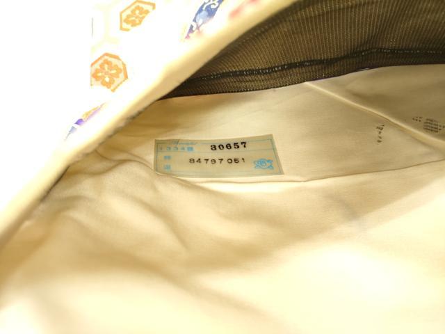平和屋着物◎六通柄袋帯　唐織　鳳凰亀甲花文　金糸　正絹　逸品　DAAY2340op
