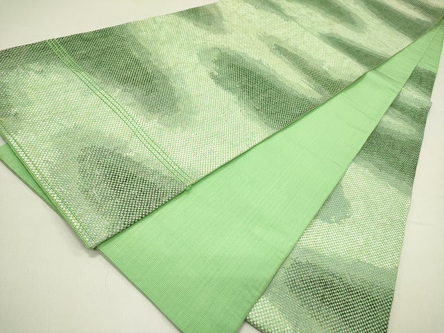 平和屋着物◎六通柄袋帯　霞文　正絹　逸品　DAAY2363op