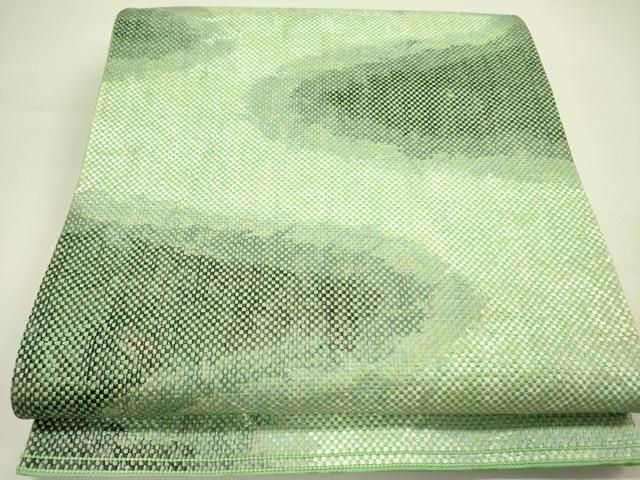 平和屋着物◎六通柄袋帯　霞文　正絹　逸品　DAAY2363op