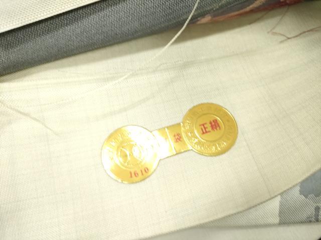平和屋着物◎西陣　六通柄袋帯　草花　正絹　逸品　DAAY2398op