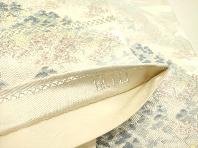 平和屋着物◎六通柄袋帯　唐織　嵐山　金銀糸　正絹　逸品　DAAY2410op