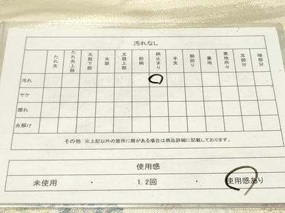 平和屋着物◎六通柄袋帯　唐織　嵐山　金銀糸　正絹　逸品　DAAY2410op