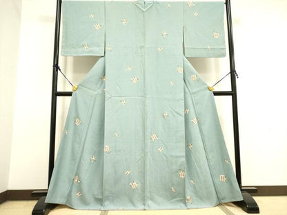 平和屋着物●上質な小紋 源氏香花文 金彩 正絹 逸品 未使用 DAAY2465op