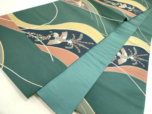平和屋着物●六通柄袋帯　千祥座　金糸　正絹　逸品　DAAY2697op