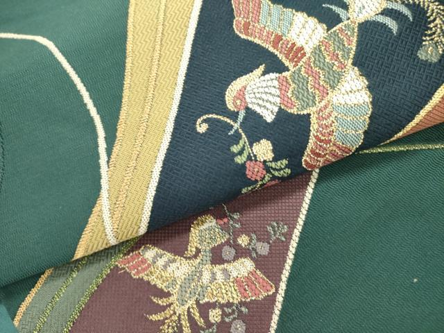 平和屋着物●六通柄袋帯　千祥座　金糸　正絹　逸品　DAAY2697op