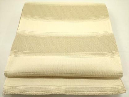 平和屋着物▽両面 全通柄袋帯 スリーシーズン 春夏秋 櫛織 市松 正絹 逸品 DAAY2700op