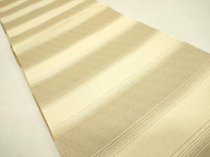平和屋着物▽両面 全通柄袋帯 スリーシーズン 春夏秋 櫛織 市松 正絹 逸品 DAAY2700op