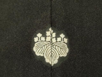 平和屋着物■豪華黒留袖 飛鶴花文 正絹 逸品 DAAY2788op